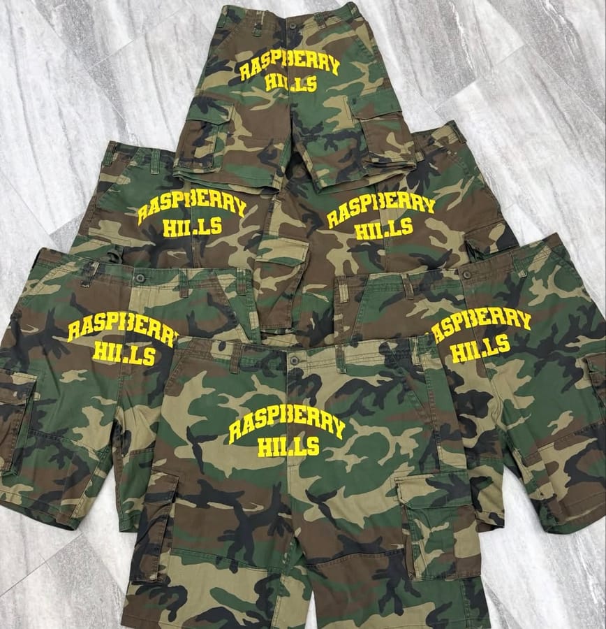 Camo Cargo Shorts